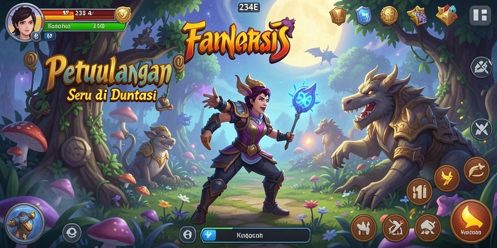 Gameplay seru dengan petualangan epik di 234E.