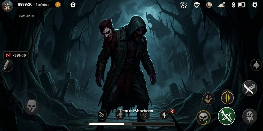 Gameplay menyeramkan 999ZK dengan suasana mencekam yang mengintimidasi.