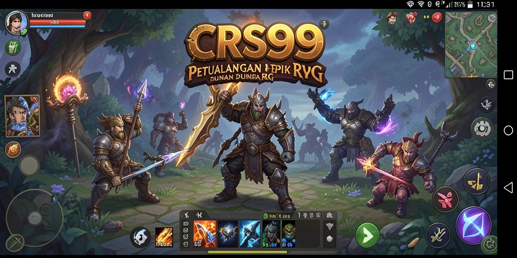 Tampilan gameplay <strong>CRS99</strong> yang menakjubkan dan mendalam.
