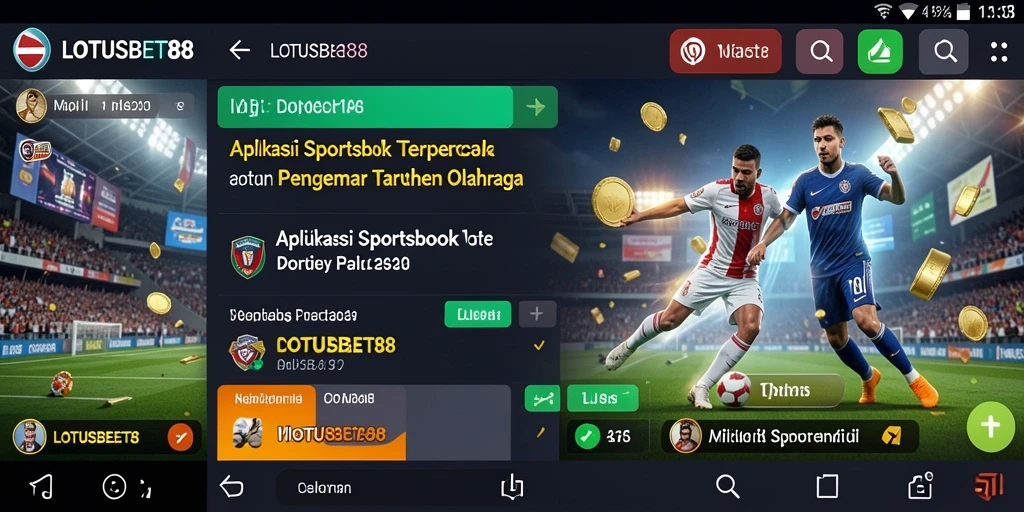 Tampilan menarik dan mudah dinavigasi dari LOTUSBET88 untuk taruhan olahraga.