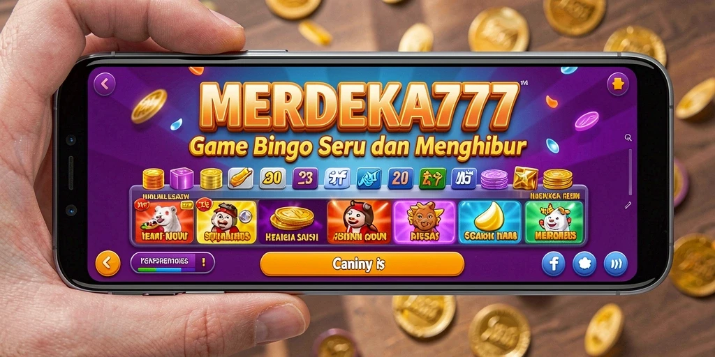 Tampilan utama game Bingo yang menarik dan seru.