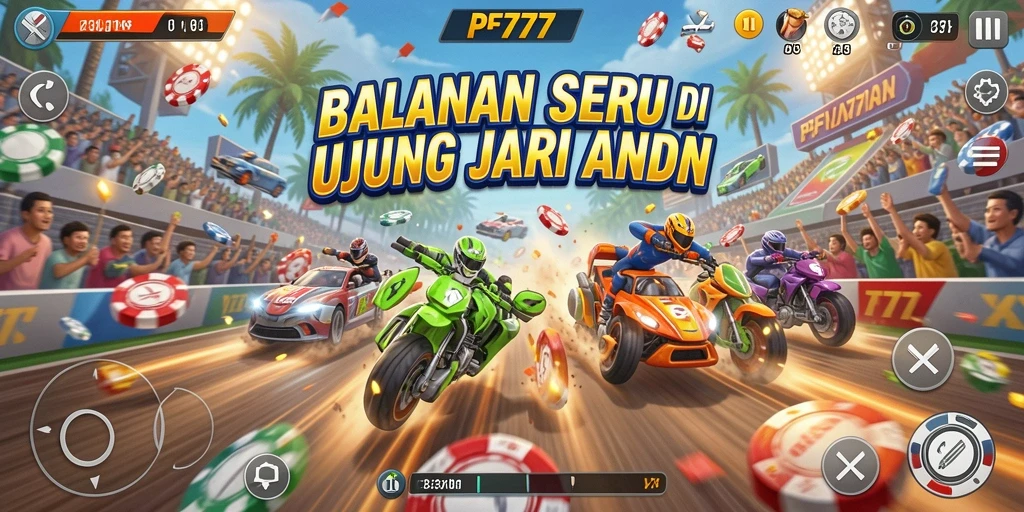 Tampilan gameplay PF777 yang seru dan kompetitif.