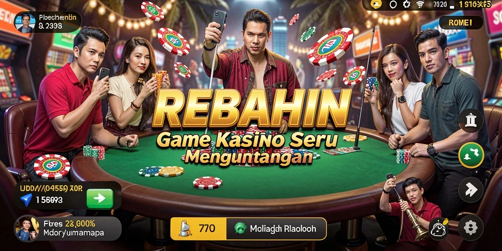 Screenshot gameplay seru dari game Kasino REBAHIN.