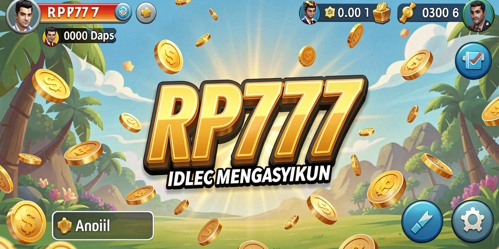 Tampilan gameplay RP777 yang menarik dan interaktif dalam kategori Idle.